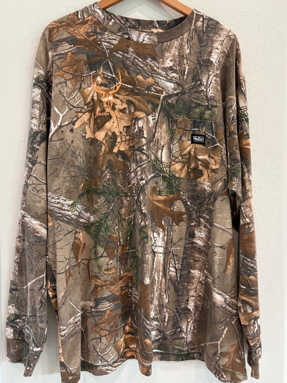 Walls Legend Long Sleeve Performance Shirt Size 2XL Camouflage Hunting